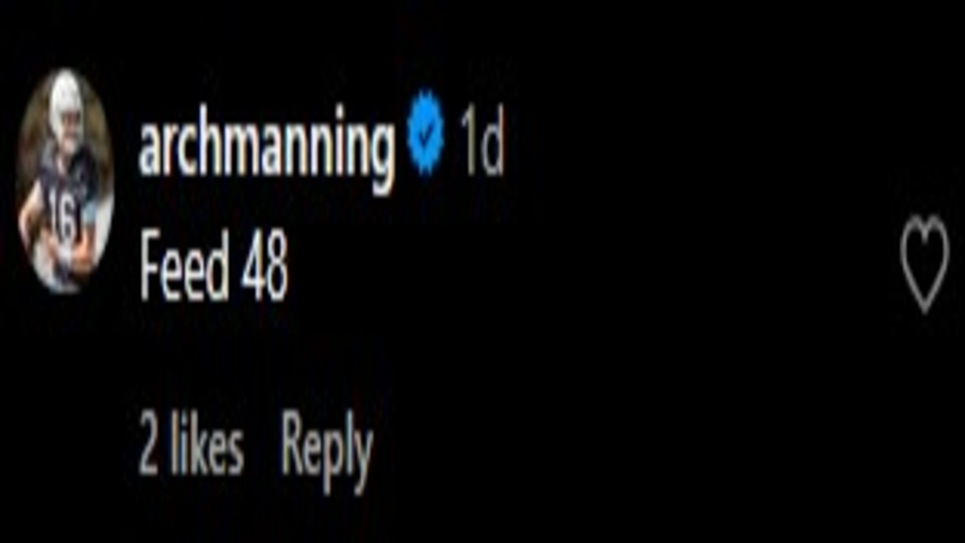 Image via the comments of Bryce Chambers' Instagram post.